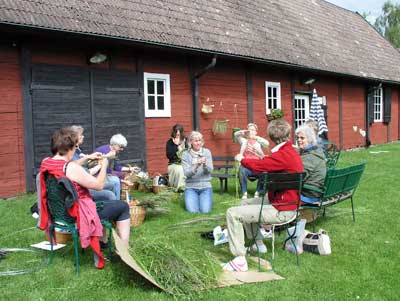 Kursen Binda gräskronor 2010