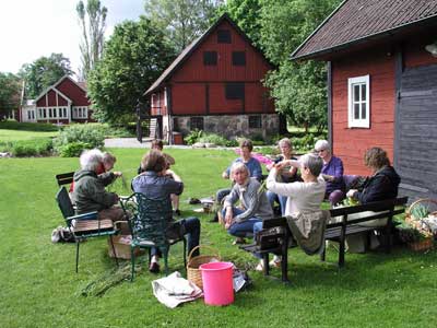 Kursen Binda gräskronor 2010